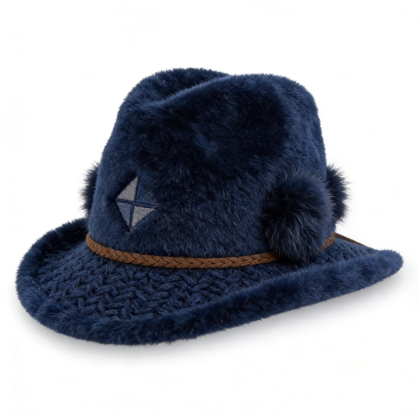 Navy Frost Fedora