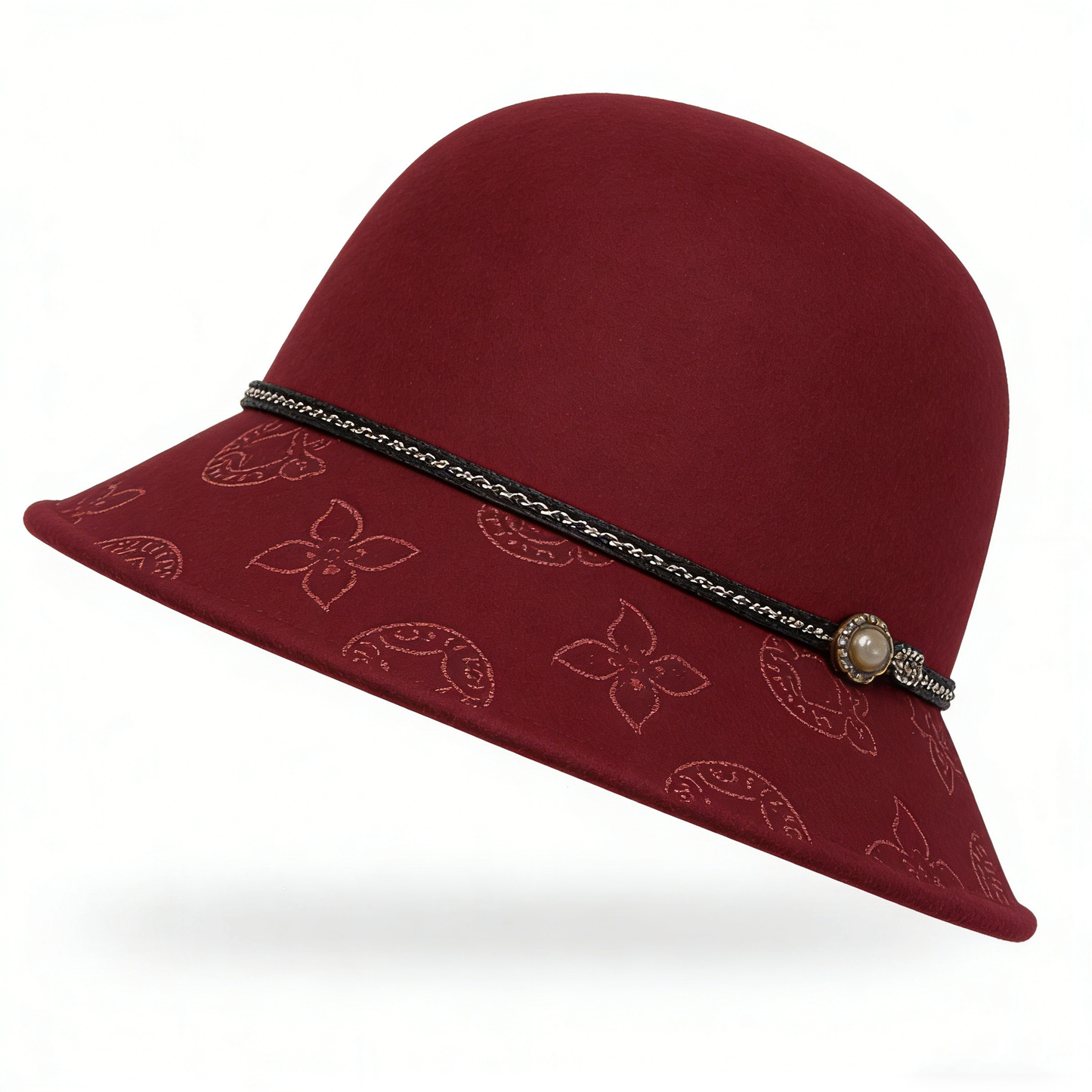 Rose Felt Hat