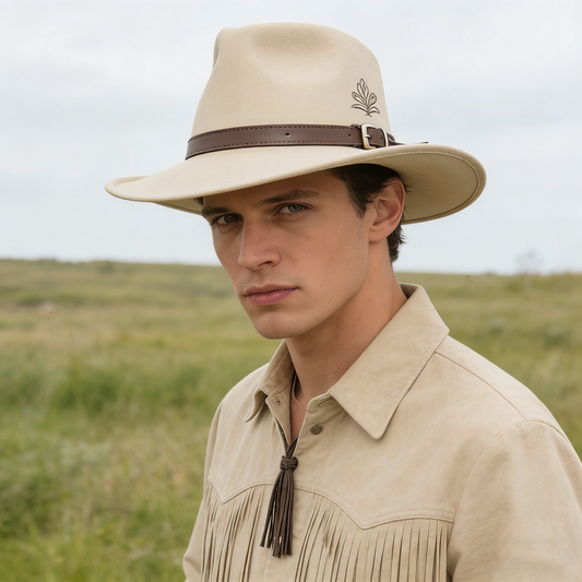 Earthy Leaf Brim Hat