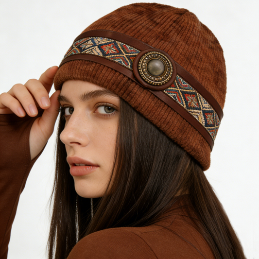Tribal Trim Beanie