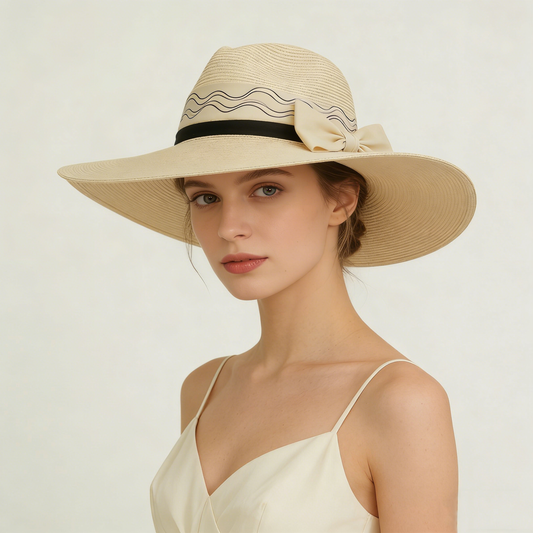 Wave Ribbon Sun Hat