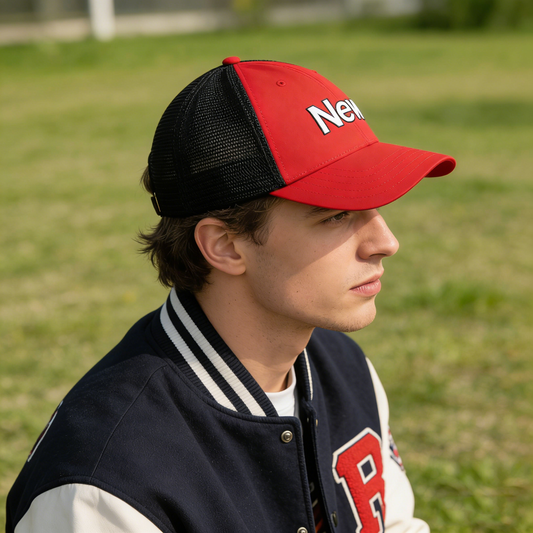 Red Alert Mesh Cap