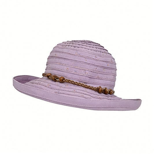 Lavender Textured Sun Hat