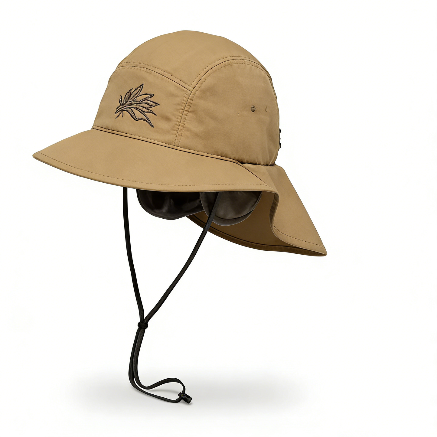 Leaf Pattern Adventure Hat